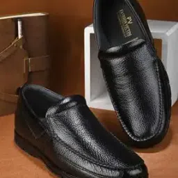 Round-Toe Loafers with Slip-On Styling-image-45