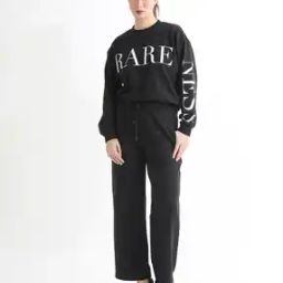 Women Straight Fit Track Pants with Elasticated Drawstring Waist-image-82