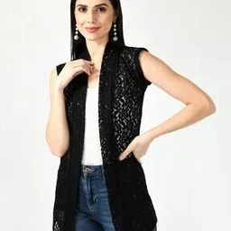 Women Front Open Shrug-image-47