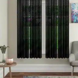 Set of 4 Polyester Sheer Window Net Curtains-image-70