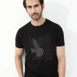 Men Graphic Print Regular Fit Crew-Neck T-Shirt-image-62