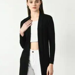 Women Front-Open Shrug with Full Sleeves-12