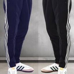 Pack of 2 Men Colour-block Track Pants-image-89
