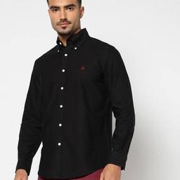 Regular Fit Shirt with Button-Down Collar-image-97