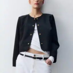 Regular Fit Button Closure Jacket -picture-28