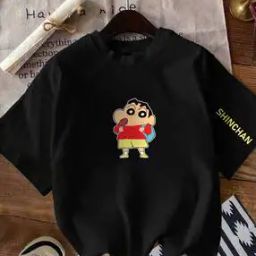 Women Shinchan Print Oversized Fit T-Shirt-image-91