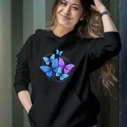 Women Graphic Print Regular Fit Hoodie-image-20