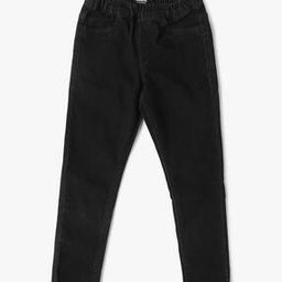 Girls Lightly Washed High-Rise Skinny Fit Jeggings-image-25