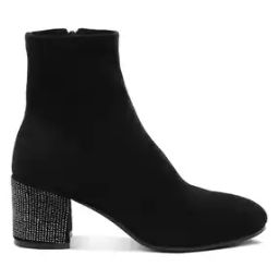 Women Embellished Booties with Zip Closure-image-42