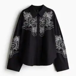 Oversized Fit Embroidery Shirt-picture-12