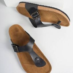 Open-Toe Slip-On Flat Sandals-44