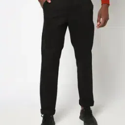 Solid Woven Flat-Front Pants-image-47