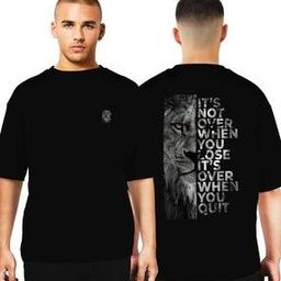 Men Graphic Oversized Fit T-shirt-image-41
