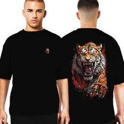Men Graphic Print Oversized T-shirt-image-25