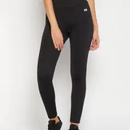 Women Fitted Track Pants with Elasticated Waist-image-34