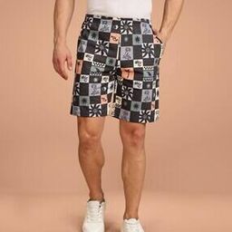 bullmer Men Regular Fit Flat-Front Shorts-picture-41