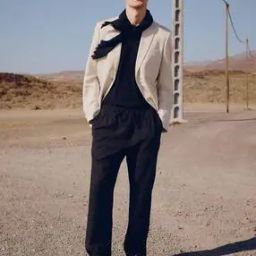 Men Mid Rise Straight Fit Trousers-picture-6
