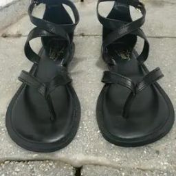 Women Open-Toe Slingback Flat Sandals with Buckle Closure-image-16