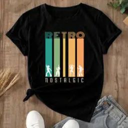 Women Graphic Print Regular Fit Round-Neck T-Shirt-image-49