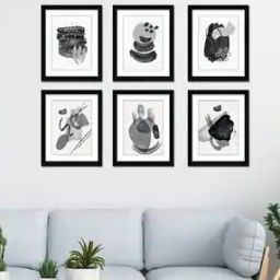Set of 6 Rectangular Synthetic Photo Frame 8''x10''-5