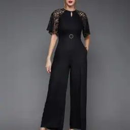 Women Lace Jumpsuit with Insert Pocket-picture-5