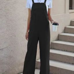 Women Square-Neck Dungaree-image-81