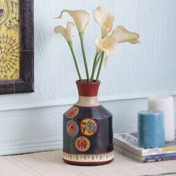 Hand Painted Terracotta Vase-image-29