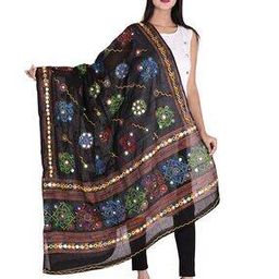 Embroidered Dupatta with Embellished Detail-image-89