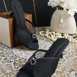 Women Embellished Slip-On Kitten Heeled Sandals-image-17