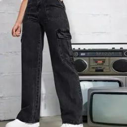 Women High Rise Straight Jeans-image-45