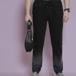 Men Ombre-Dyed Slim Fit Joggers-image-1
