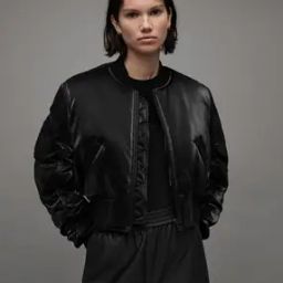 Callie Shine Relaxed Fit Bomber Jacket-picture-21