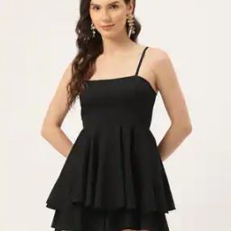 Women Playsuit with Back Tie-Up-picture-19