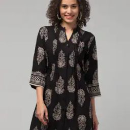 Floral Print Tunics with Tie-Up-image-14