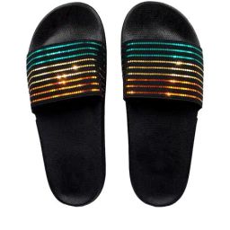 kapani fashion Embellished Slip-On Slides image 1