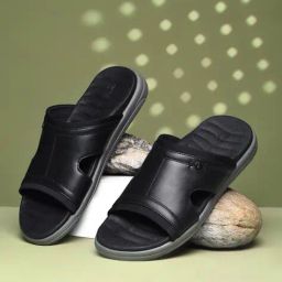 bata Men Open-Toe Slip-On Flip Flops image 1