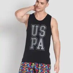 Men Brand Print Cotton Vest-picture-38