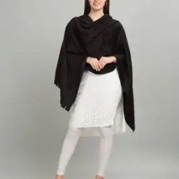Women Color Block Stole-38