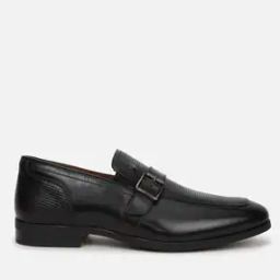 Men Checked Single-Strap Monks-image-15