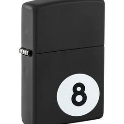 Zippo Billiards 8-Ball Black Matte Windproof Lighter-51