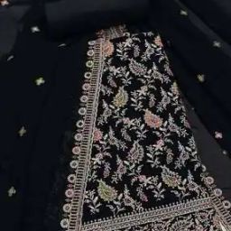 Women Embroidered 3-Piece Unstitched Dress Material-image-87