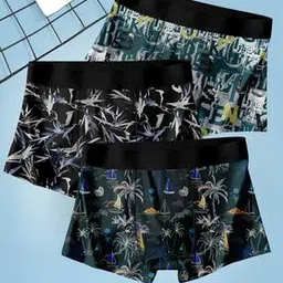 pahelirani Men Pack of 3 Printed Trunks-picture-21