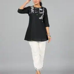 Women Floral Embroidered Co-Ords Set with Insert Pockets-picture-22