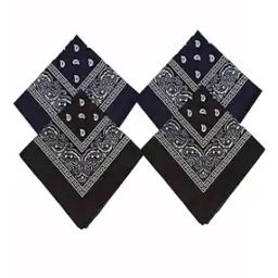 Pack of 4 Men Printed Square Bandanas-image-35