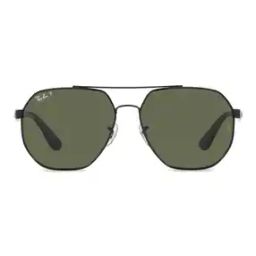 0RB3714I002/9A59 Unisex Polarized Green Lens Irregular Sunglasses-picture-25