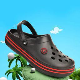 jqr Men Clogs with Adjustable Back Strap image 1