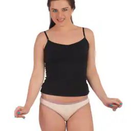 Cotton Spandex Detachable Straps Camisole-picture-17