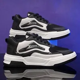 zixer Men Lace-Up Round-Toe Sneakers-picture-15