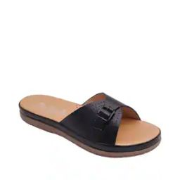 Slip-on Sandals with Buckle-Accent-0