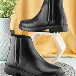 Women Round-Toe Ankle-Length Boots-image-91